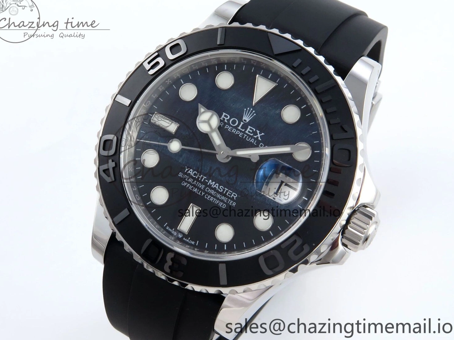 Falcon’s 42mm 226659 Oysterflex Edition Dial A3235 EWEF Eye Best on Yacht-Master Strap 0516